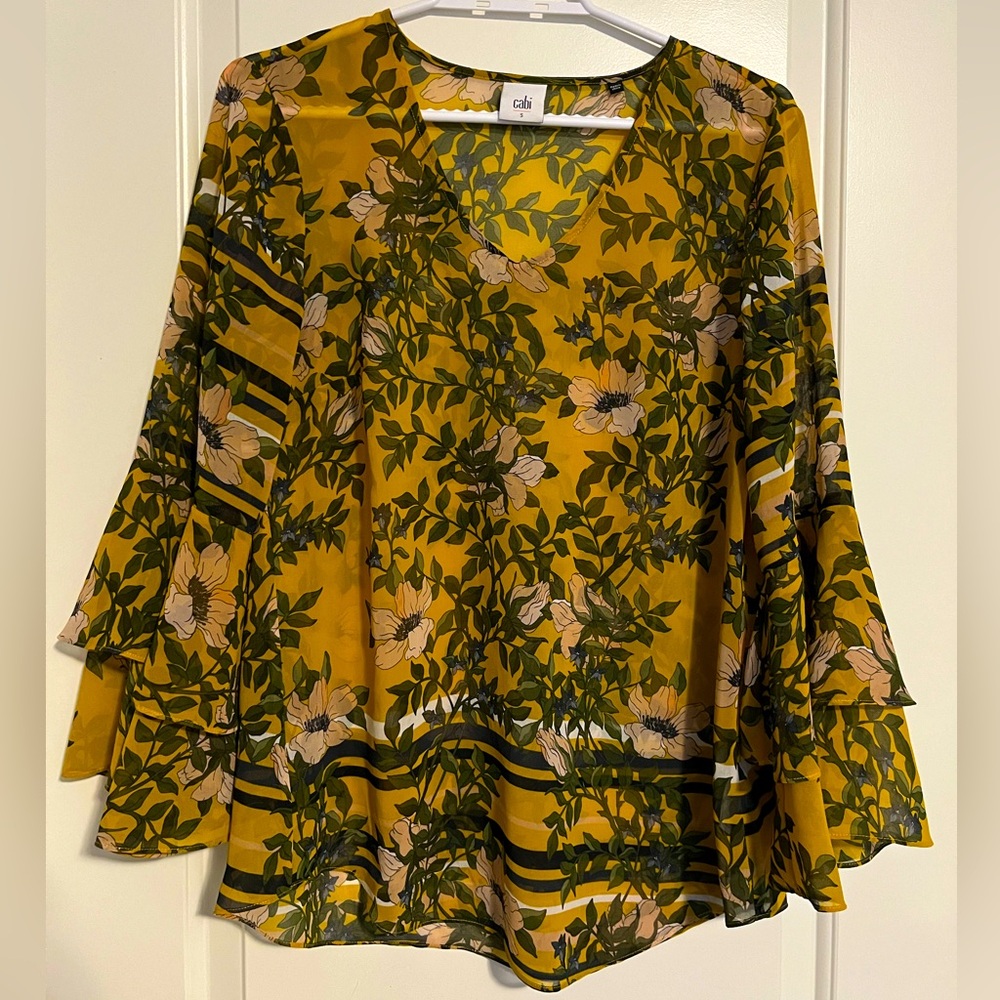 CABI Scene Blouse size S